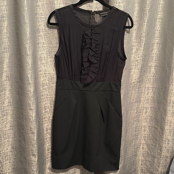 BCBGMaxAzria Black‎ Midi Dress Size 4 - Picture 5 of 11